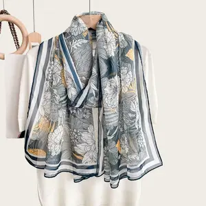 Women's Long Shawl Chiffon Versatile Scarf