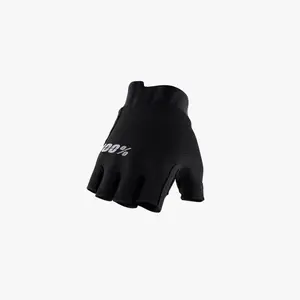 EXCEEDA Gel Short Finger Gloves Black EXCEEDA Gel Short Finger Gloves Black