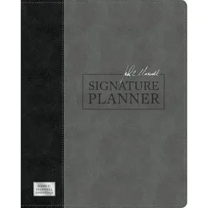 John C. Maxwell Signature Planner (Gray/Black LeatherLuxe®) John C. Maxwell Signature Planner (Gray/Black LeatherLuxe®)