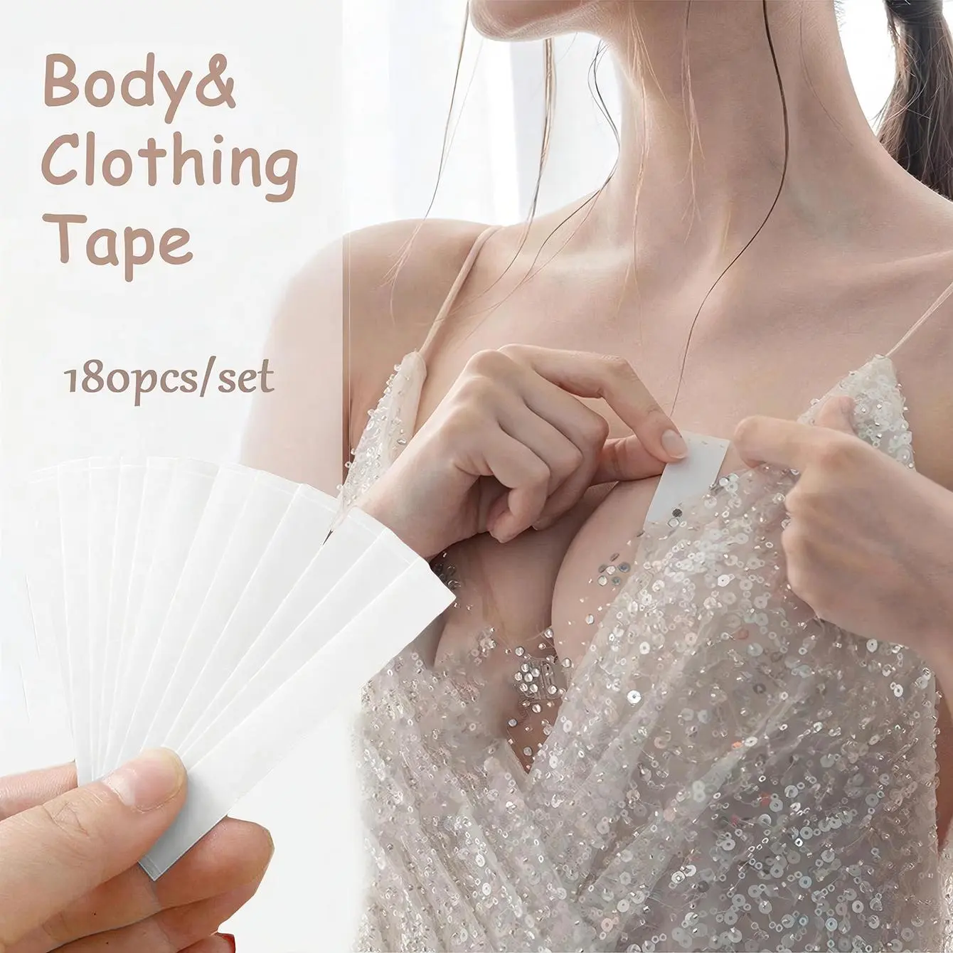 Double Sided Anti-slip Tape, Clear Invisible Body & Clothing Tape, Strong Adhesive Tape for Women, Fashion Tape for All Occasions