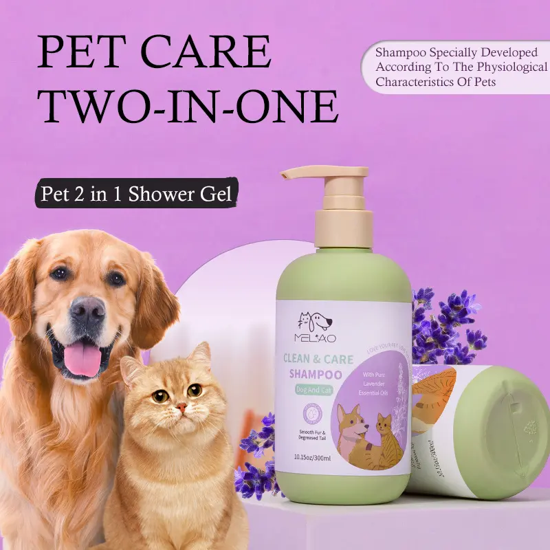 TailWaggers Depot Pet Shower Gel Pet Shampoo Cat and Dog Shower Gel Pet Care Fragrance Soft Shower Gel