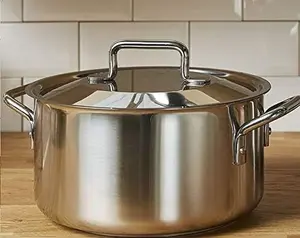 Horeca R Stainless Steel Stockpot 11.2 Qt - Cookware for Home Cooking(JBP)