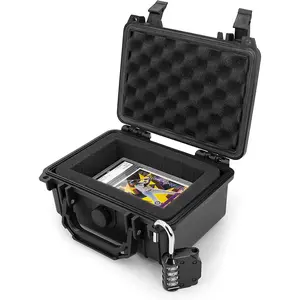 Graded Card Carrying Case - Storage Box Trading Card Case Compatible With 9 BGS PSA Graded Sports Card Slabs and More Graded Card Sleeves