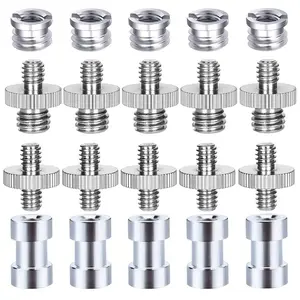 20/28/34 pcs Metal Screw Adapter Set for Cameras, Tripods & Monopods - 1/4" to 3/8" Converters, Variety of Sizes & Shapes, Ideal for Photography Enthusiasts, Camera Adapter