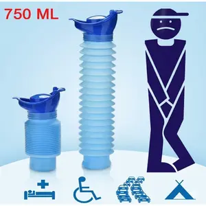 Collapsible Emergency Urinal Bucket & Standing Funnel - Leak-Resistant Car Portable Toilet