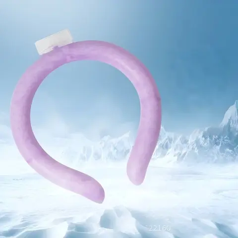Neck Cooling Tube with Cold Insulation Bag, neck ice pack, Wearable Icepack, Reusable Wearable Body Cooler for Outdoor Indoor Use, Summer Heat Relief, Freezing Temperature