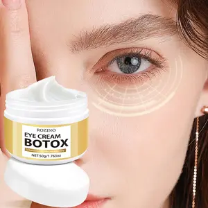 Rozino Plant-Based Firming Under Eye Cream 50g with Vitamin C Collagen Honey, Anti-Wrinkle Moisturizing Eye Care Eye Treatments for Dark Circles Dry Skin Eye Care Routine