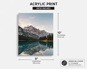 Luxury acrylic prints with stunning depth and vibrant colors. Perfect for modern wall decor.