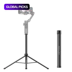 AOCHUAN 61" Extendable Phone Tripod Stand, 14.5" Foldable, Lightweight & Portable Tripod for Cell Phone, with 1/4 Screw Interface, Compatible with Phones, Gimbals for Shooting-AT-01 #GLOBAL PICKS