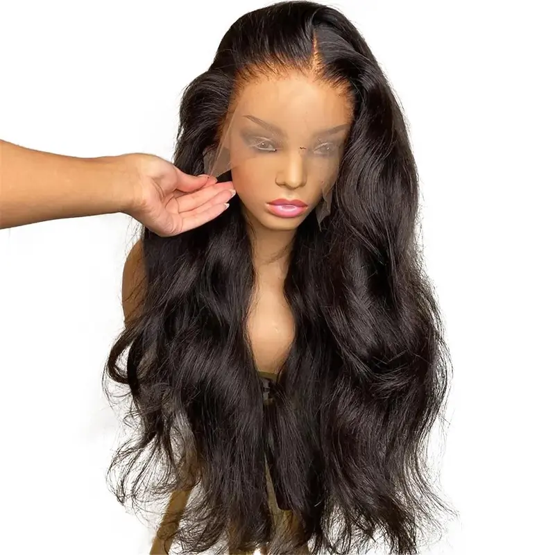 Bling Hair 13x6 13x4 Transparent HD Lace Front Human Hair Wigs Body Wave Pre Plucked 360 Swiss Lace for Women 180 Density with Baby Hair Natural Hairline 32inch #Summervibes