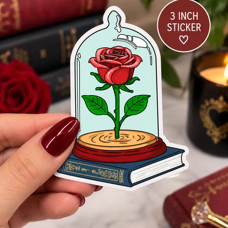 Bookish Vinyl Stickers – 3 Inch Waterproof Decals for Readers, Romantasy Fans, and Book Lovers | Bundle & Individual Options