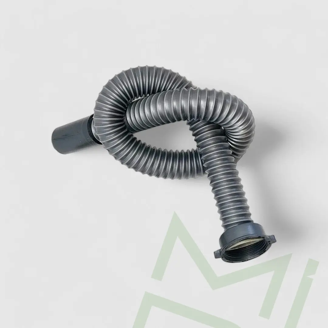 Robust Gray Plastic Salon Equipment Hose - Steamer & Hair Dryer Compatible, Simple Design for Streamlined Workflows, Lightweight Hose Attachment Pipes & Fittings Accessories, Business Efficiency