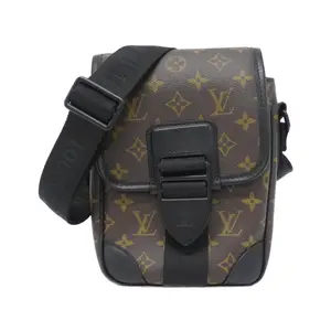 Pre-owned Louis Vuitton Canvas Shoulder Bags Archie Messenger Monogram Macassar Shoulder Bag