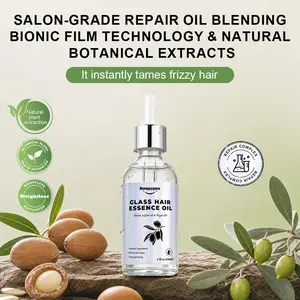 Homppygene Salon-Quality Hair Repair Oil - Biomimetic Film Technology,Color-Treated Hair Smooth Oil， Natural Plant Extracts, Instant Shine, Color Vibrancy Boost, Deep Nourishment, Heat Styling Protection, Breakage Reduction, Premium Gentle Ingredients