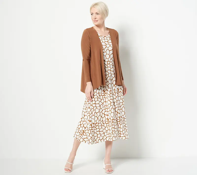 dress with cardigan - TikTok Shop