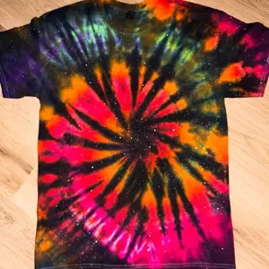 Rainbow reversed Tie Dyed Tshirt
