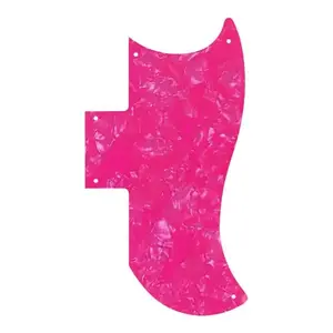 Gibson SG 61' Reissue Half Face Pickguard - 4-Ply Pink Pearl