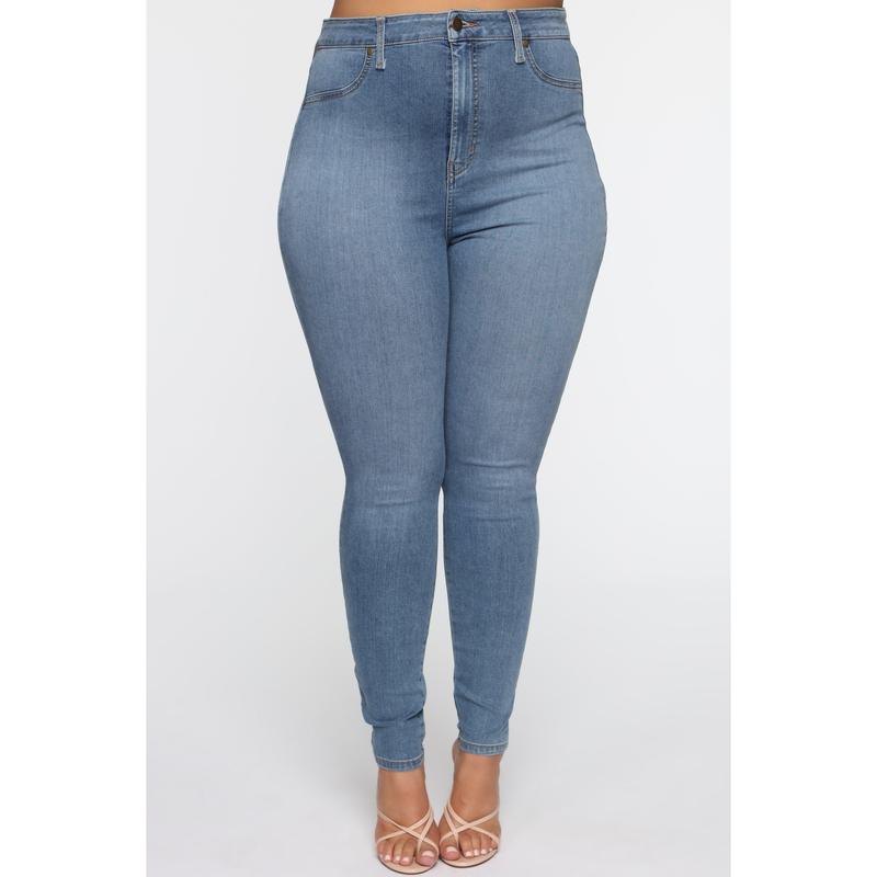 Flex Game Strong Super High Rise Skinny Jeans - Light Wash