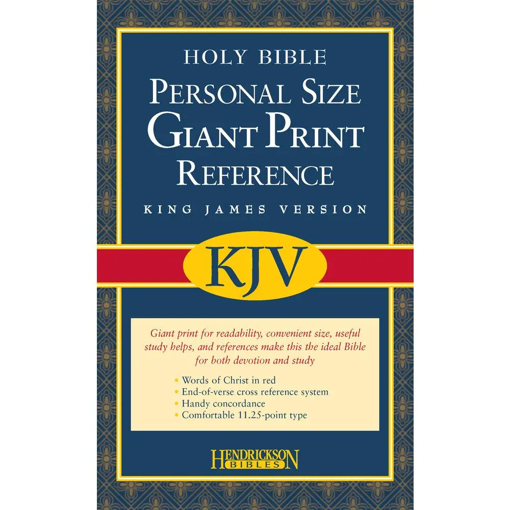 USED Book - Personal Size Giant Print Reference Bible-KJV by Hendrickson Publishing (Unknown) - english