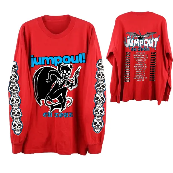 OsamaSon 25 Little Devil Red Longsleeve Tee Graphics T-Shirt Hip Hop Apparel Merch, Music Outfits for Rap fan, Shirt Christmas Gift Y2K Merch