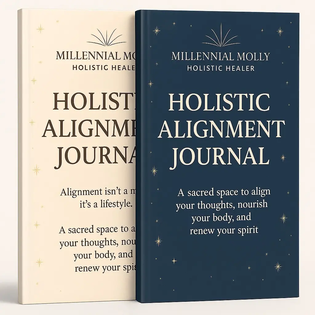 Millennial Molly Holistic Alignment Journal - 44-Day Guided Journey for Mind Body Spirit & Nutrition Tracking Daily Affirmations & Reflection Spaces