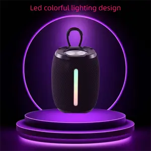 KASINUO Portable Bluetooth  – IPX6 Waterproof, Bluetooth 5.3, LED Light Show, USB-C Charging, TWS True Wireless Stereo, Deep Bass, Small Size, Loud Sound, Perfect for Outdoor, Travel, Party, and Home Use Mini  with LED Lights resonance speaker levitating