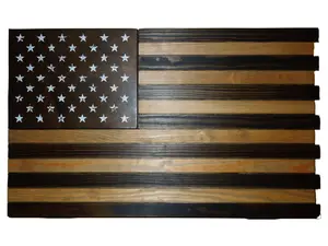 Concealment Cabinet How-to Book; Paper Pattern Plan to DIY and Easily Build 36.5" Wide x 19.5" Tall x 4.5" Deep American Flag Locking Cabinet
