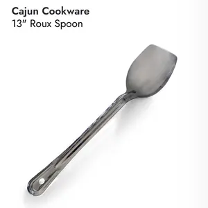 Cajun 13-in Roux Spoon, Durable Cookware for Authentic Cajun Cooking Prep