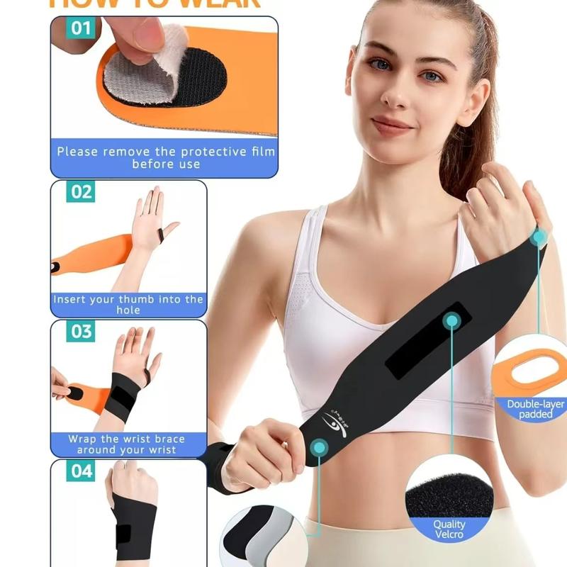 2 Pack Breathable Wrist BraceAdjustable Compression Support forCarpal Tunnel, Arthritis & GymWorkouts -Ultra-Thin Sweat-Wicking Design for Men & Women(Black） ankle wrap soft protective sleeve