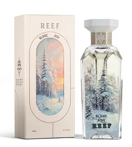 Reef Blanc Ash Warm Spices Vanilla & Woods Perfume Unisex Spicy Woody Amber Scent with Cedarwood Patchouli & Sandalwood
