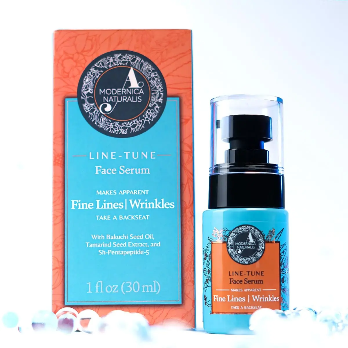 TAE Line-Tune Face Serum – Reduces Fine Lines & Wrinkles – Hydrating & Firming Formula with Bakuchi, Arjuna & Peptides