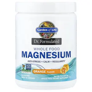 Garden of Life Dr. Formulated, Whole Food Magnesium, Orange, 7 oz (197.4 g)
