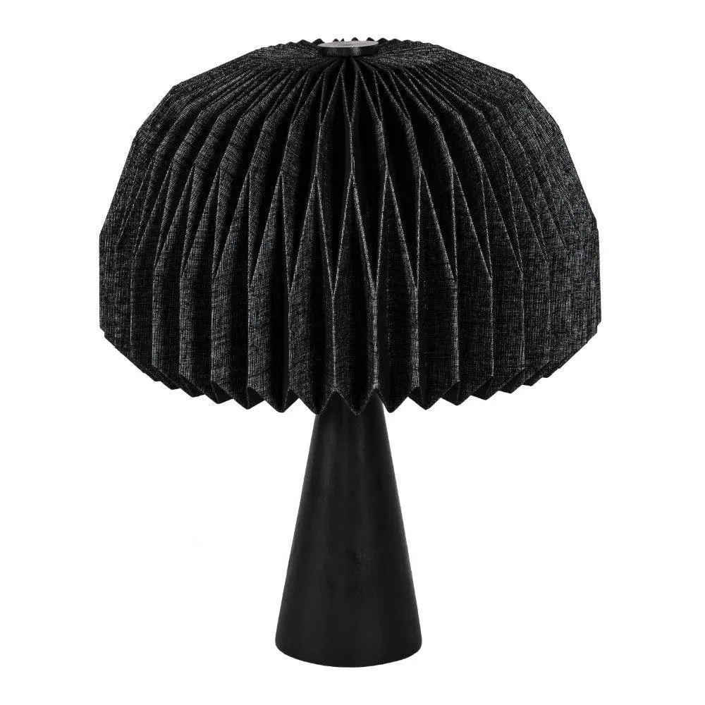 Sylvie 16" Modern Minimalist Paper Pleated Shade Mushroom Accent LED Table Lamp Sylvie 16" Modern Minimalist Paper Pleated Shade Mushroom Accent LED Table Lamp
