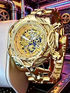 Street Punk Large Dial Men's Watch Stainless Steel Wire Quartz Wristwatch【BIG ONE WATCH】 Street Punk Large Dial Men's Watch Stainless Steel Wire Quartz Wristwatch【BIG ONE WATCH】