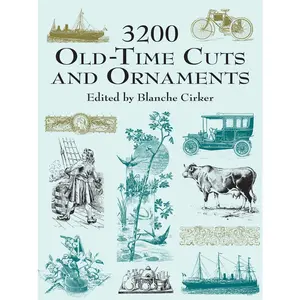 USED-3200 Old-Time Cuts and Ornaments (Paperback)