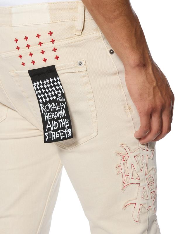 KSUBI VAN WINKLE ECRU PLAYOFF JEANS