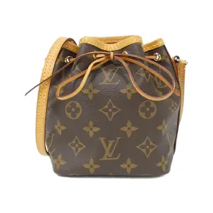 Pre-owned Louis Vuitton Canvas Shoulder Bags Nano Noe Monogram Shoulder Bag