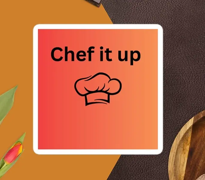 Foodie- Chef it up Sticker
