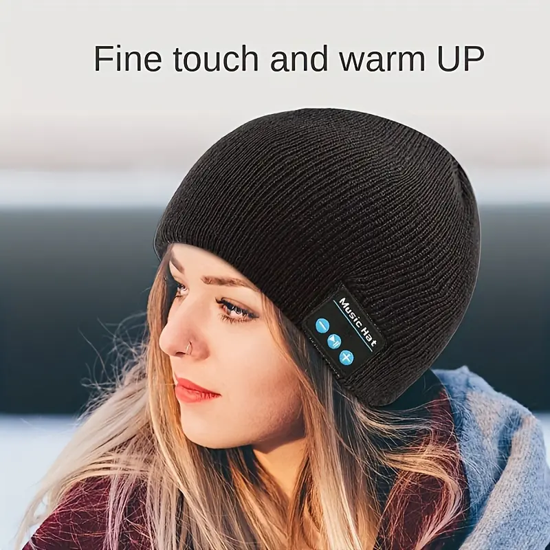 USB Rechargeable Warm Music Earphones, Noise Cancelling, Perfect Christmas Birthday Gift, Outdoor Skiing, Lithium Polymer Battery