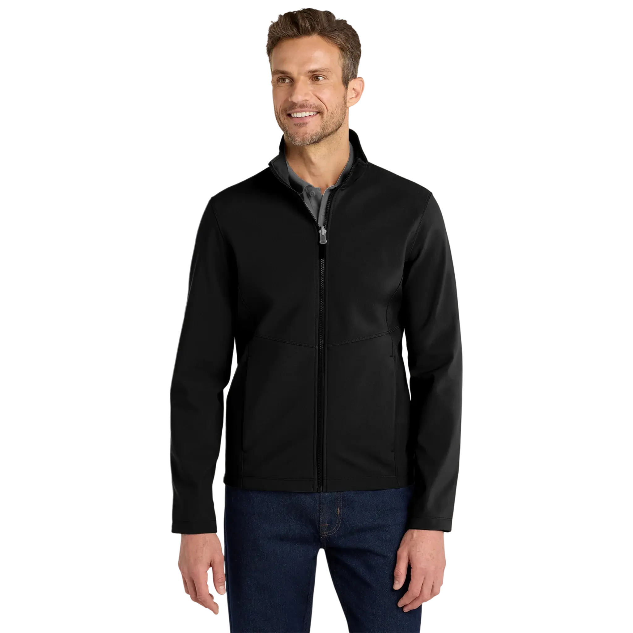 Men's Soft Shell Jacket with Custom Embroidery