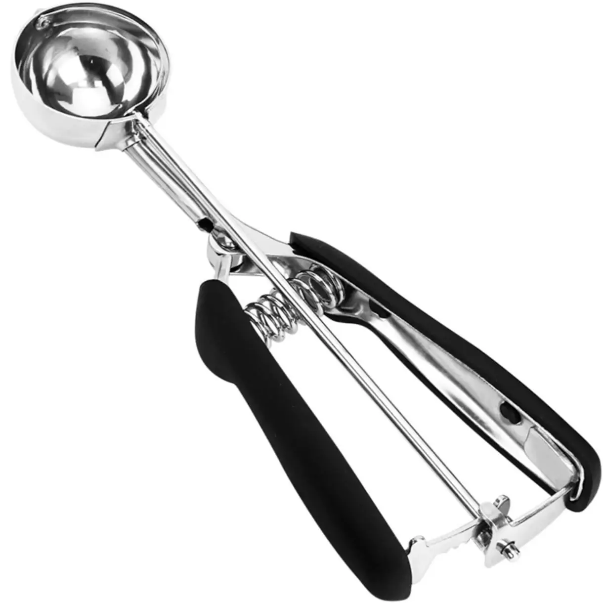 Ice Cream Scoop, 18/8 Stainless Steel Cookie Scoop, Cookie Scoops for Baking, 2 Tbsp/ 30 ml/ 1 oz Cookie Dough Scoop, Ice Cream Scooper with Trigger Release, Cookie Scooper for Baking