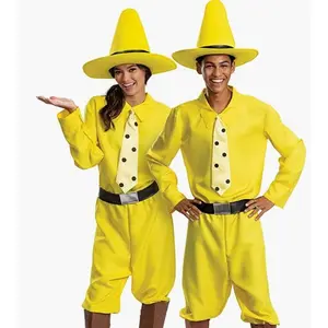 Person (Man) in the Yellow Hat - Curious George - Costume - Adult - 2 Sizes