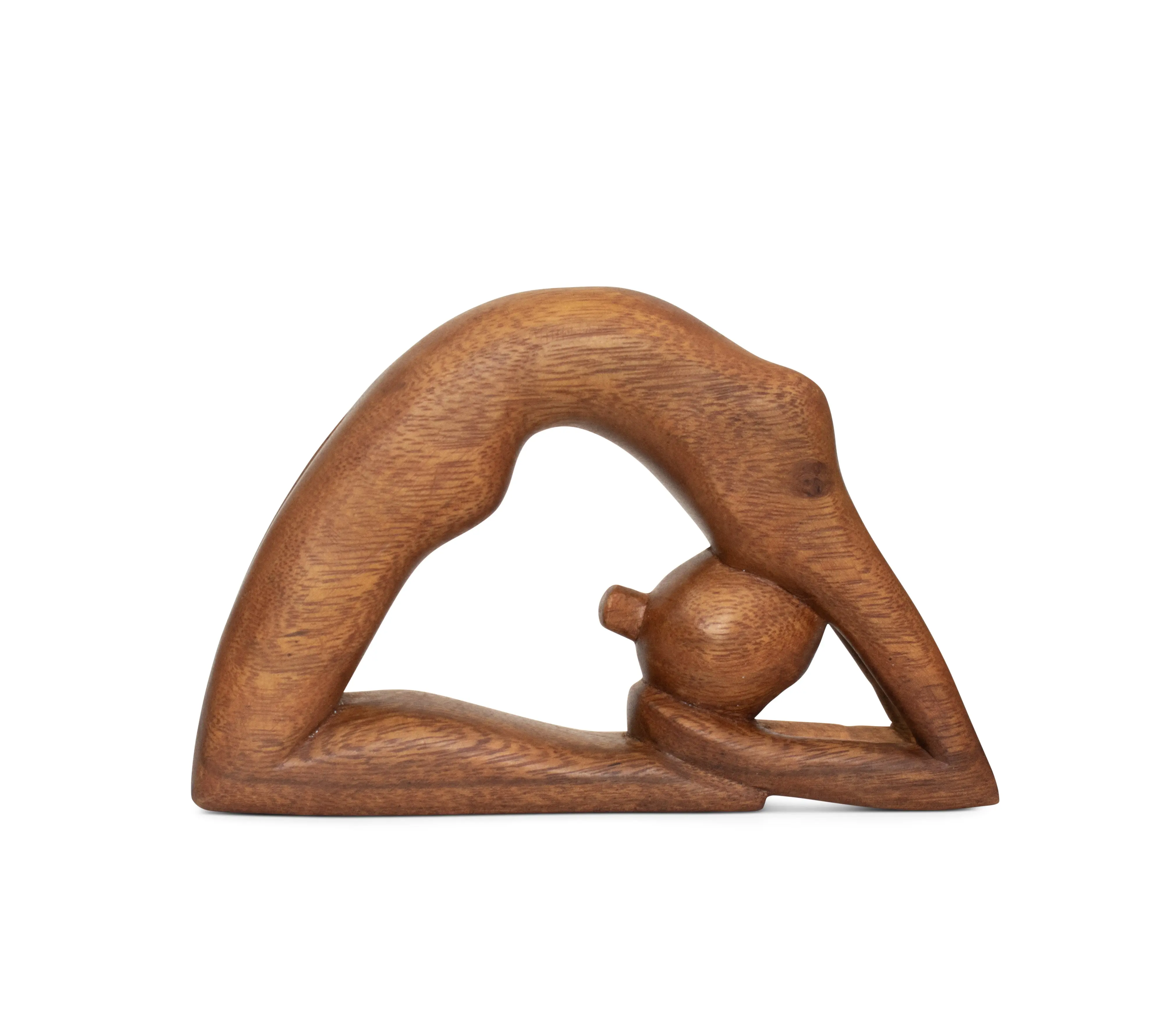 8" Wooden Handmade Mini Yoga Figurines, Yoga Pose Statue, Yoga Room Studio Decor, Mindful Home Decor Yogi Gift, Decorative Shelf Decor Objects - King Pigeon Pose