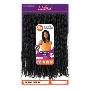 Sensationnel Crochet Braids Lulutress 3X Pre-Looped Juicy Twist 12"