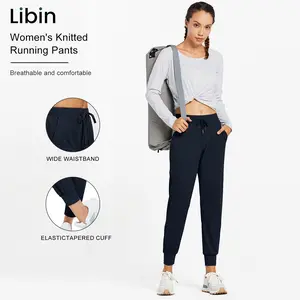 Libin Women's Joggers Hiking Pants Quick Dry Lightweight Water Resistant Elastic Waist Cargo Pants for All Seasons Fishing Womenswear Bottom