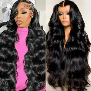 13x6 Frontal  Body Wave Lace Frontal 100% Human Hair Ear to Ear lace Frontal 13x6 Body wave hd Transparent Lace Frontal Only with Baby Hair 180% Natural Color