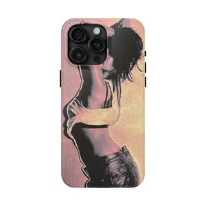 Chrome Heart Girl Phone Case Cover for iPhone 15/14/13/12/11 X Model TPU Accessories