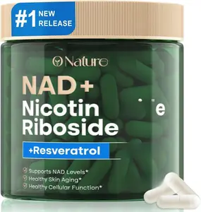 NAD Supplement, NAD Nicotinamide Riboside 910 Mg for Men and Women, Liposomal Nicotinamide Riboside Resveratrol, for Anti-Aging, Energy, Focus, Boost NAD+ - 120 Capsules