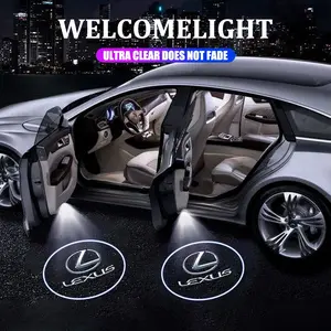 Car Door LED HD Welcome Courtesy Shadow Projector Lamp Logo Light Car Door Lights For Lexus RX GX460 GX IS250 RX400h UX250h RX350 LX570 LX600 LX470 GX470 IS250 Ct200h ES300h Car Accessories