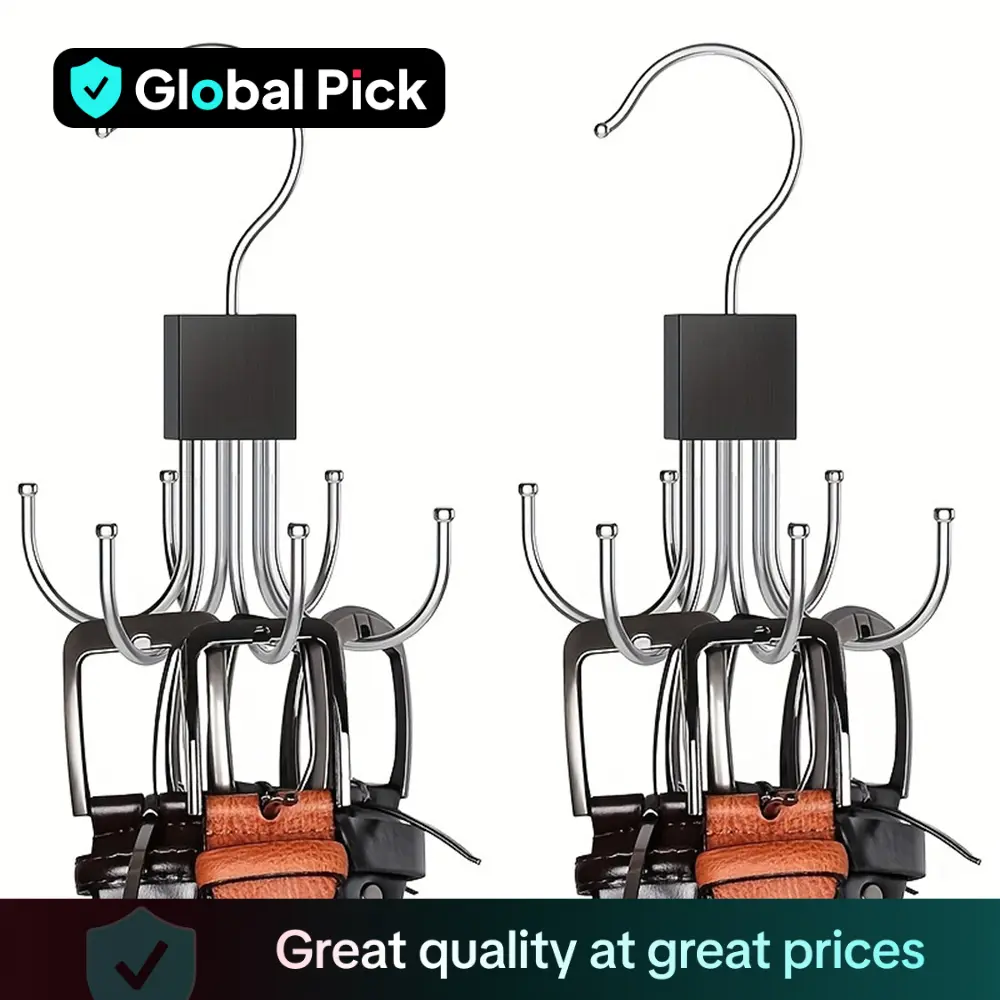 Rotating 6-claw Hook, 1 Count/2 Counts Multi-functional Rotating Hook for Coat, Hat, Scarf, Wardrobe Storage Hanger, Bag Storage Hook, Home Organizer